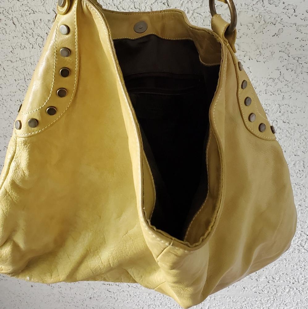 Sundance Leather Hobo Bag. Made in Italy. - Picture 5 of 15